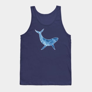 Watercolor Whale Tank Top